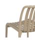 SILLA BEIGE POLIPROPILENO EXTERIOR 50 X 58 X 80 CM