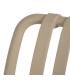 SILLA BEIGE POLIPROPILENO EXTERIOR 50 X 58 X 80 CM