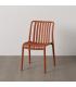 SILLA TERRACOTA POLIPROPILENO EXTERIOR 50 X 58 X 80 CM