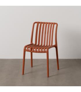 SILLA TERRACOTA POLIPROPILENO EXTERIOR 50 X 58 X 80 CM