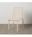 Aluminium-textilene outdoor chair 49 x 62 x 90 cm