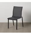 Aluminium-textilene outdoor chair 49 x 62 x 90 cm