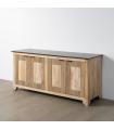 APARADOR MADERA-MÁRMOL SALÓN 179 X 57 X 90 CM