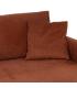 SOFÁ CHAISE LONGUE DERECHA TEJA TEJIDO 284 X 173 X 100 CM