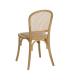 SILLA NATURAL MADERA 45 X 57 X 88 CM
