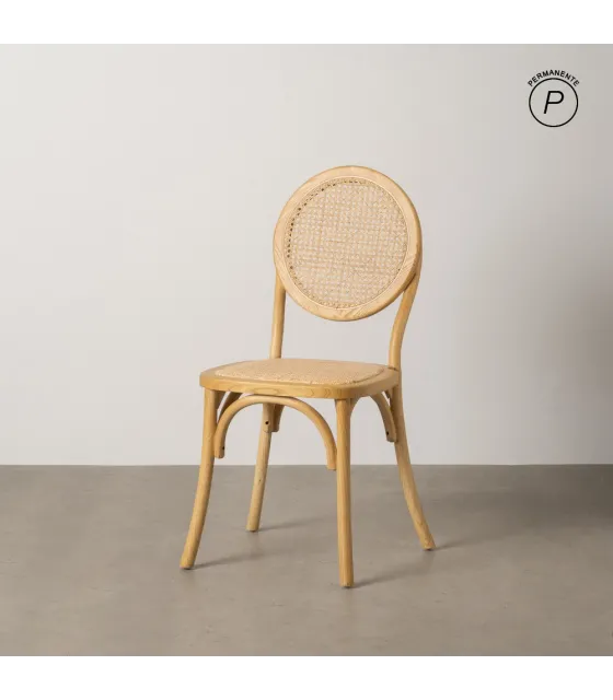 SILLA NATURAL MADERA 45 X 57 X 92 CM
