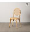Natural wood chair 45 x 57 x 92 cm
