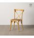 SILLA ASPAS NATURAL MADERA 50 X 56 X 87 CM