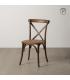SILLA ASPAS MARRÓN MADERA 50 X 56 X 87 CM
