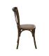SILLA ASPAS MARRÓN MADERA 50 X 56 X 87 CM