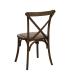 SILLA ASPAS MARRÓN MADERA 50 X 56 X 87 CM