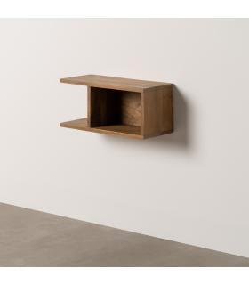 MESITA FLOTANTE MIEL MADERA DE MANGO 45 X 20 X 20 CM