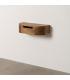 MESITA FLOTANTE MIEL MADERA DE MANGO 50 X 20 X 13 CM