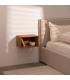 MESITA FLOTANTE MIEL MADERA DE MANGO 40,50 X 25 X 23 CM