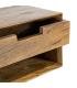 MESITA FLOTANTE MIEL MADERA DE MANGO 40 X 25 X 23 CM