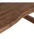 MESA COMEDOR MARRÓN MADERA DE ACACIA 240 X 100 X 76 CM