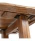MESA COMEDOR MARRÓN MADERA DE ACACIA 240 X 100 X 76 CM