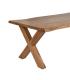 MESA COMEDOR NATURAL MADERA DE ACACIA 280 X 100 X 76 CM