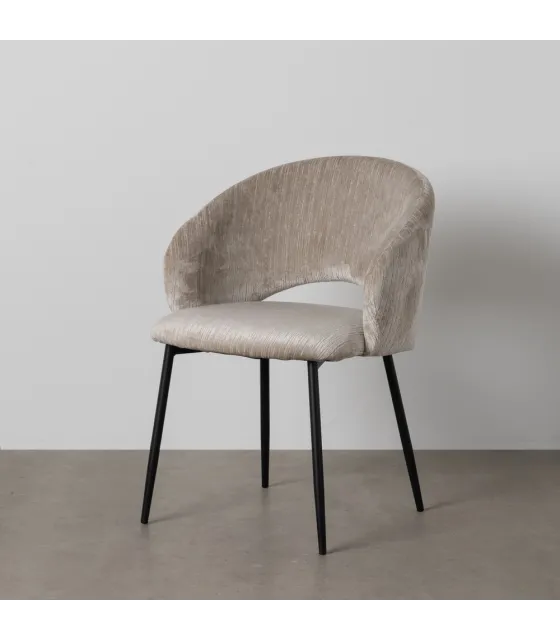 SILLA HIELO TEJIDO-METAL CONTRACT 58 X 60 X 80,50 CM