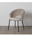 Ice fabric-metal contract chair 58 x 60 x 80.5 cm