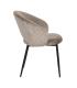 SILLA TAUPE TEJIDO-METAL CONTRACT 58 X 60 X 80,50 CM
