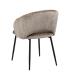 SILLA TAUPE TEJIDO-METAL CONTRACT 58 X 60 X 80,50 CM