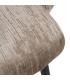 SILLA TAUPE TEJIDO-METAL CONTRACT 58 X 60 X 80,50 CM