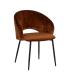 SILLA MARRÓN TEJIDO-METAL CONTRACT 58 X 60 X 80,50 CM
