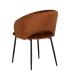 SILLA MARRÓN TEJIDO-METAL CONTRACT 58 X 60 X 80,50 CM