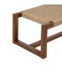 BANQUETA NATURAL MADERA DE TECA SALÓN 138 X 49 X 36 CM