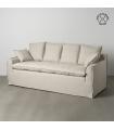 SOFÁ 4 PLAZAS NATURAL TEJIDO SALÓN 220 X 100 X 91 CM