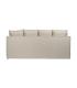 SOFÁ 4 PLAZAS NATURAL TEJIDO SALÓN 220 X 100 X 91 CM