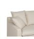 SOFÁ 4 PLAZAS CREMA TEJIDO SALÓN 220 X 100 X 91 CM