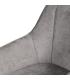 SILLA BRAZOS GRIS CLARO TEJIDO-METAL 58 X 58 X 83 CM
