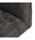 SILLA BRAZOS GRIS OSCURO TEJIDO-METAL 58 X 58 X 83 CM