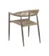 SILLA NATURAL-GRIS PE-ALUMINIO EXTERIOR 57,50 X 56 X 74 CM