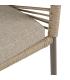 SILLA NATURAL-GRIS PE-ACERO EXTERIOR 58 X 58 X 77,50 CM