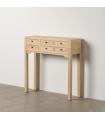 CONSOLA NATURAL DM-MADERA 85 X 26 X 85 CM