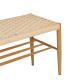 BANCO NATURAL CUERDA-METAL 100 X 35 X 46 CM