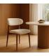 SILLA BEIGE TEJIDO-METAL 53 X 51 X 76,50 CM