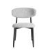 SILLA GRIS TEJIDO-METAL 53 X 51 X 76,50 CM