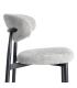 SILLA GRIS TEJIDO-METAL 53 X 51 X 76,50 CM