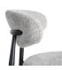 SILLA GRIS TEJIDO-METAL 53 X 51 X 76,50 CM