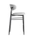 TABURETE 75CM GRIS TEJIDO-METAL 54 X 52 X 105 CM