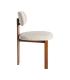 SILLA BEIGE TEJIDO-METAL 50 X 47 X 81 CM