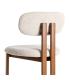 SILLA BEIGE TEJIDO-METAL 50 X 47 X 81 CM
