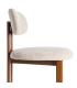 SILLA BEIGE TEJIDO-METAL 50 X 47 X 81 CM