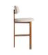 TABURETE 75CM BEIGE TEJIDO-METAL 50 X 47 X 109 CM