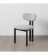SILLA GRIS TEJIDO-METAL 50 X 47 X 81 CM
