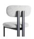 SILLA GRIS TEJIDO-METAL 50 X 47 X 81 CM